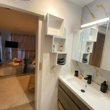 Avec Sauna Et Jacuzzi דירה